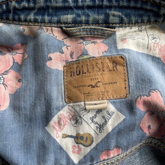 Hollister Womens Jean Jacket Small - Picture 7 of 7